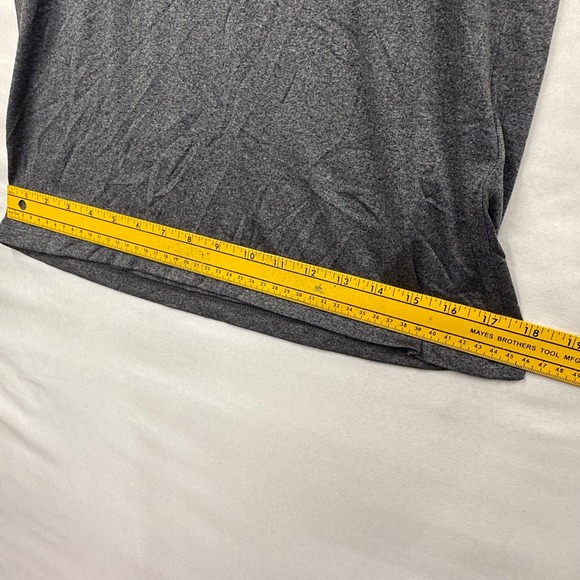 Under Armour Heatgear Loose Fit V‎ Neck T Shirt Women's Size SM Dark Gray - Picture 7 of 14